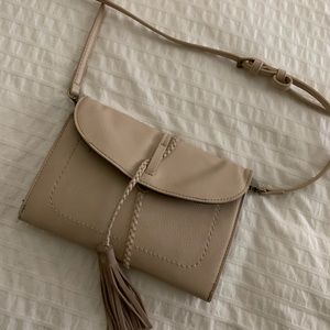 Free People Beige Purse